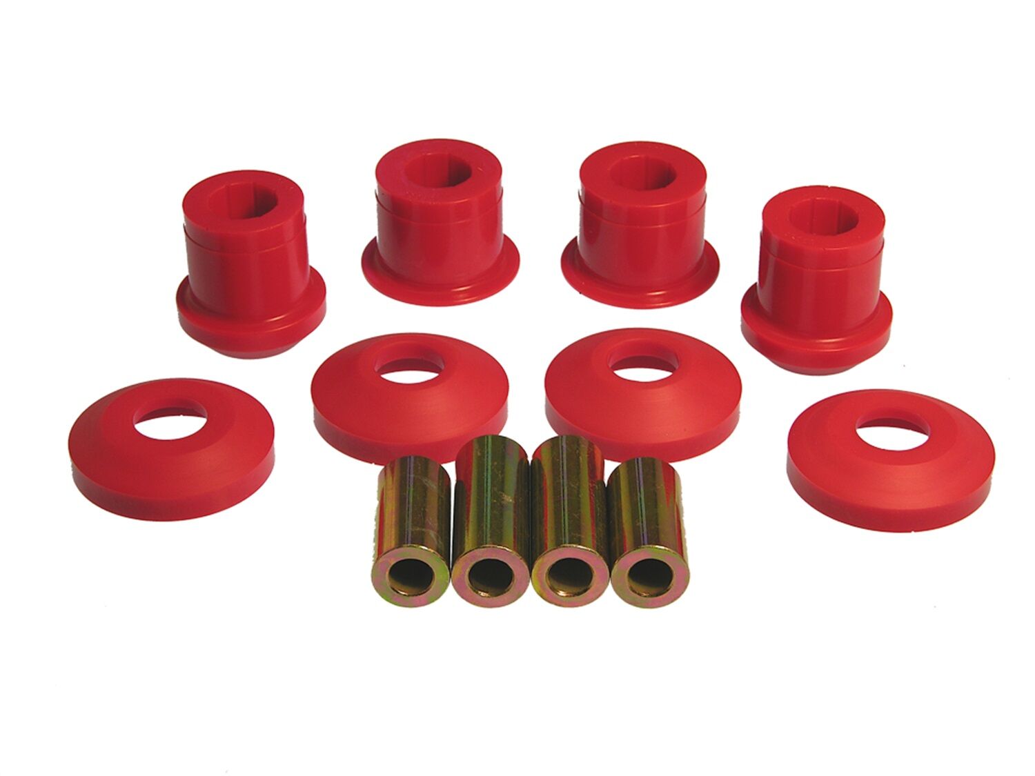 2005-2006 Ford Mustang Rear Lower Control Arm Bushing Kit Red Prothane - 6-313