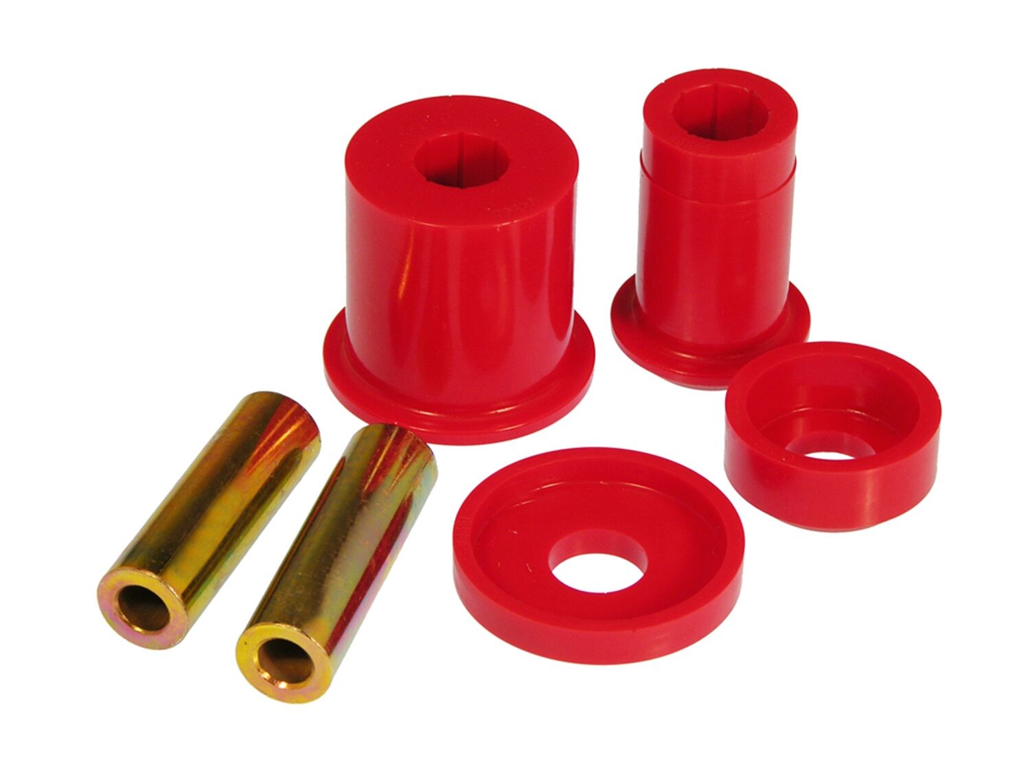 2005-2006 Ford Mustang Rear Upper Control Arm Bushing Kit Red Prothane - 6-314