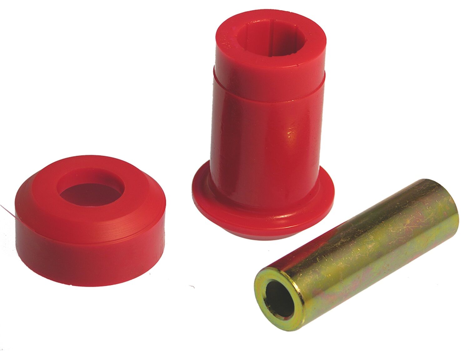 2005-2006 Ford Mustang Front Differential Bushing Kit Red Prothane - 6-315