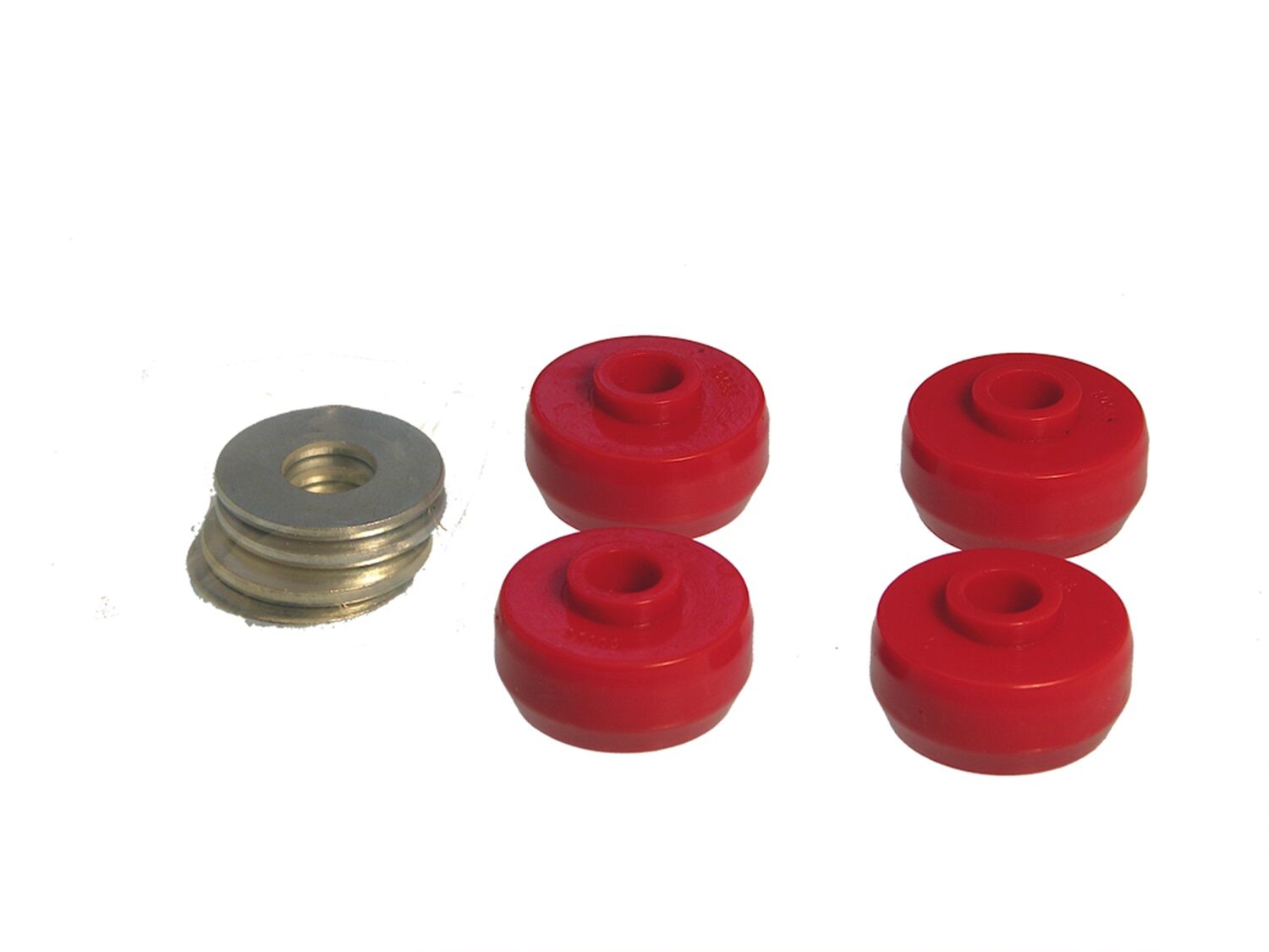 1993 Chevy Corvette 40th Anniv Leaf Spring Cushion Kit Red Prothane - 7-1020