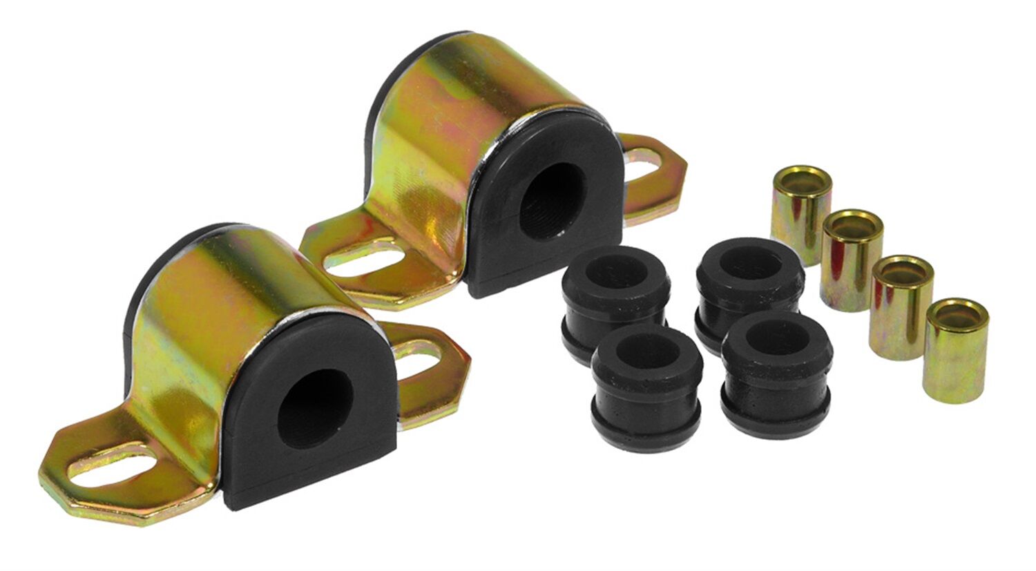 1975-1982 Chevy Corvette Rear Sway Bar Bushing Kit Black Prothane - 7-1141-BL
