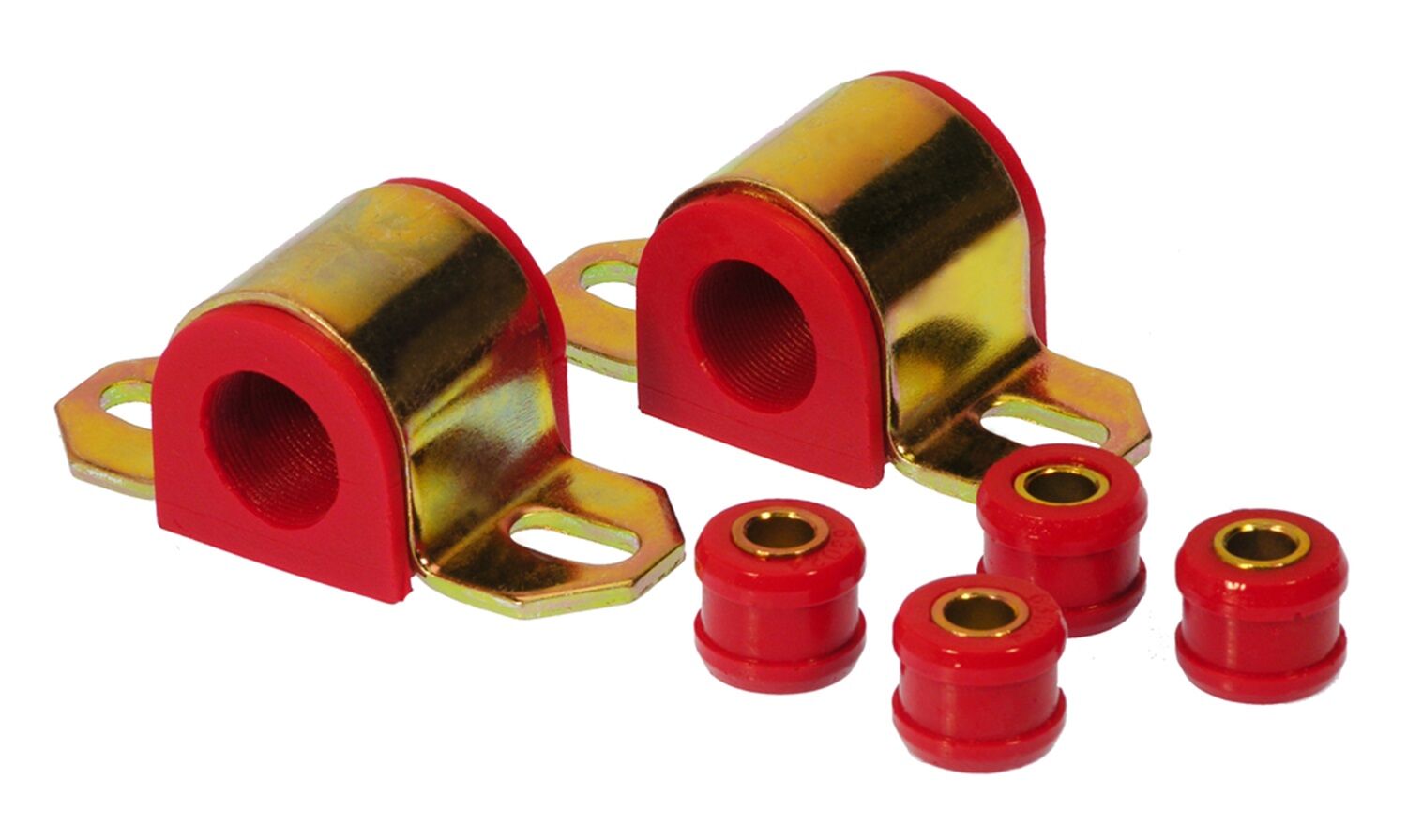 1984-1989 Chevy Corvette Rear Sway Bar Bushing Kit Red Prothane - 7-1144