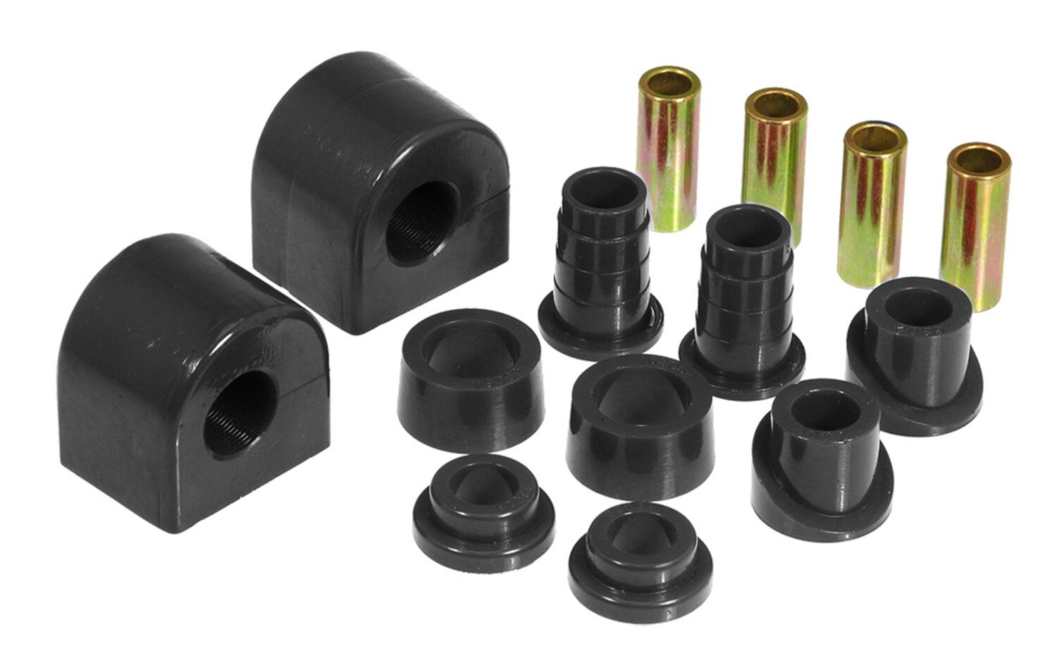 1988-1989 Chevy Corvette Front Sway Bar Bushing Kit Black Prothane - 7-1150-BL