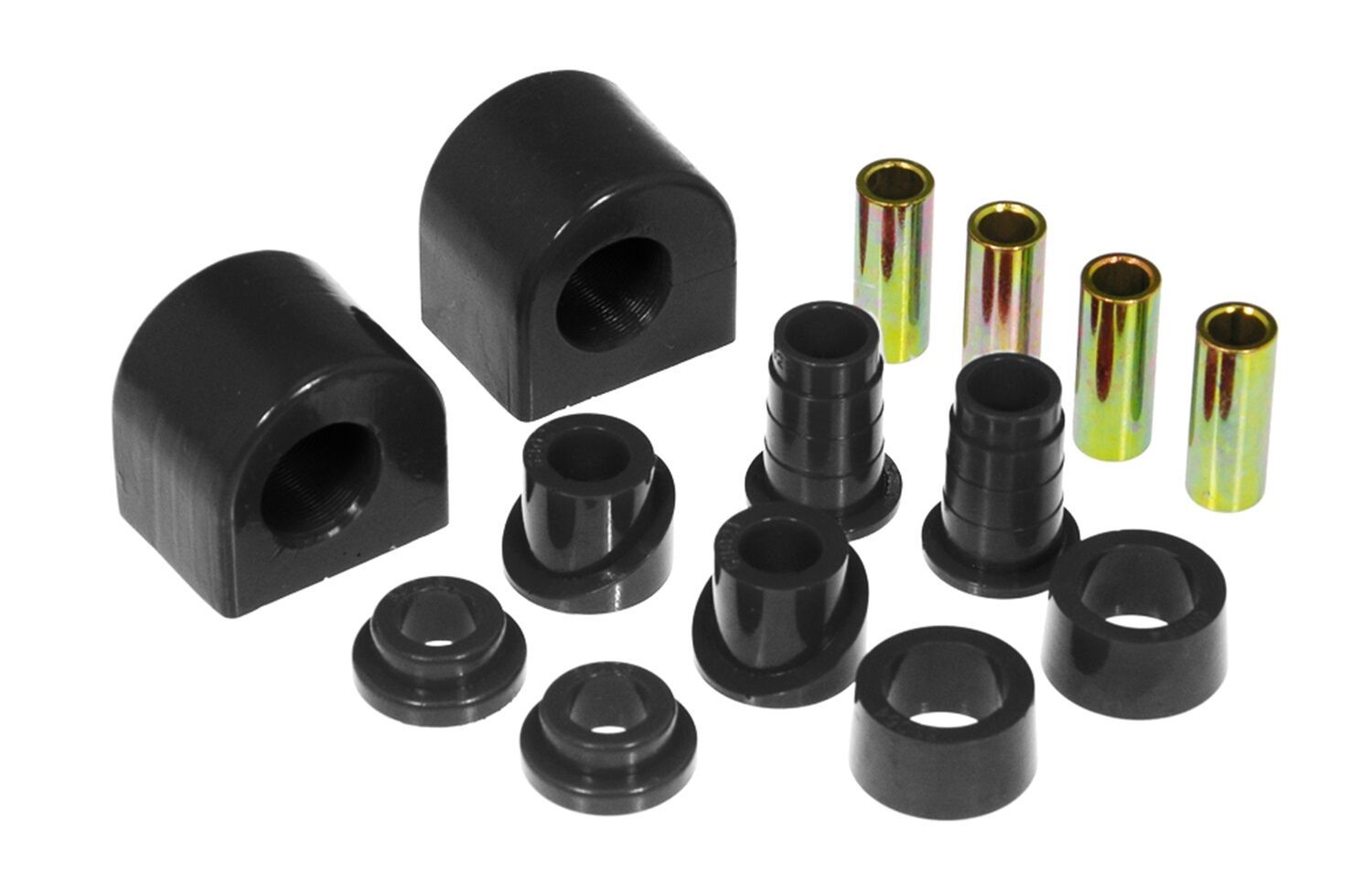 1990-1995 Chevy Corvette Base Front Sway Bar Bushing Kit Black Prothane - 7-1152-BL