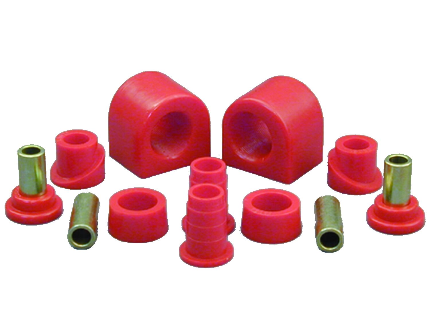 1988-1989 Chevy Corvette Front Sway Bar Bushing Kit Red Prothane - 7-1153