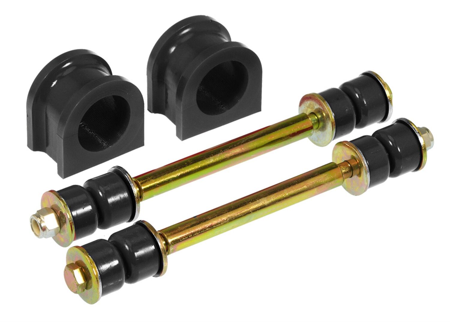 2001-2005 Chevy Tahoe Front Sway Bar Bushing Black Prothane - 7-1168-BL