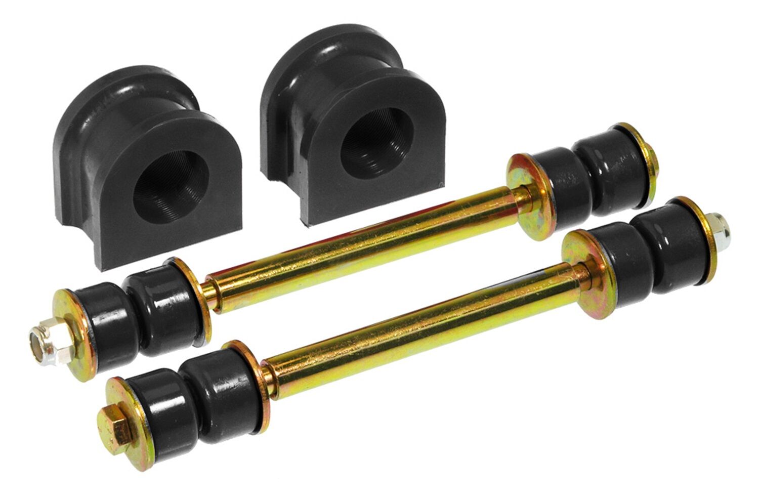 2001-2003 Chevy Silverado 3500 4WD Front Sway Bar Bushing Black Prothane - 7-1170-BL