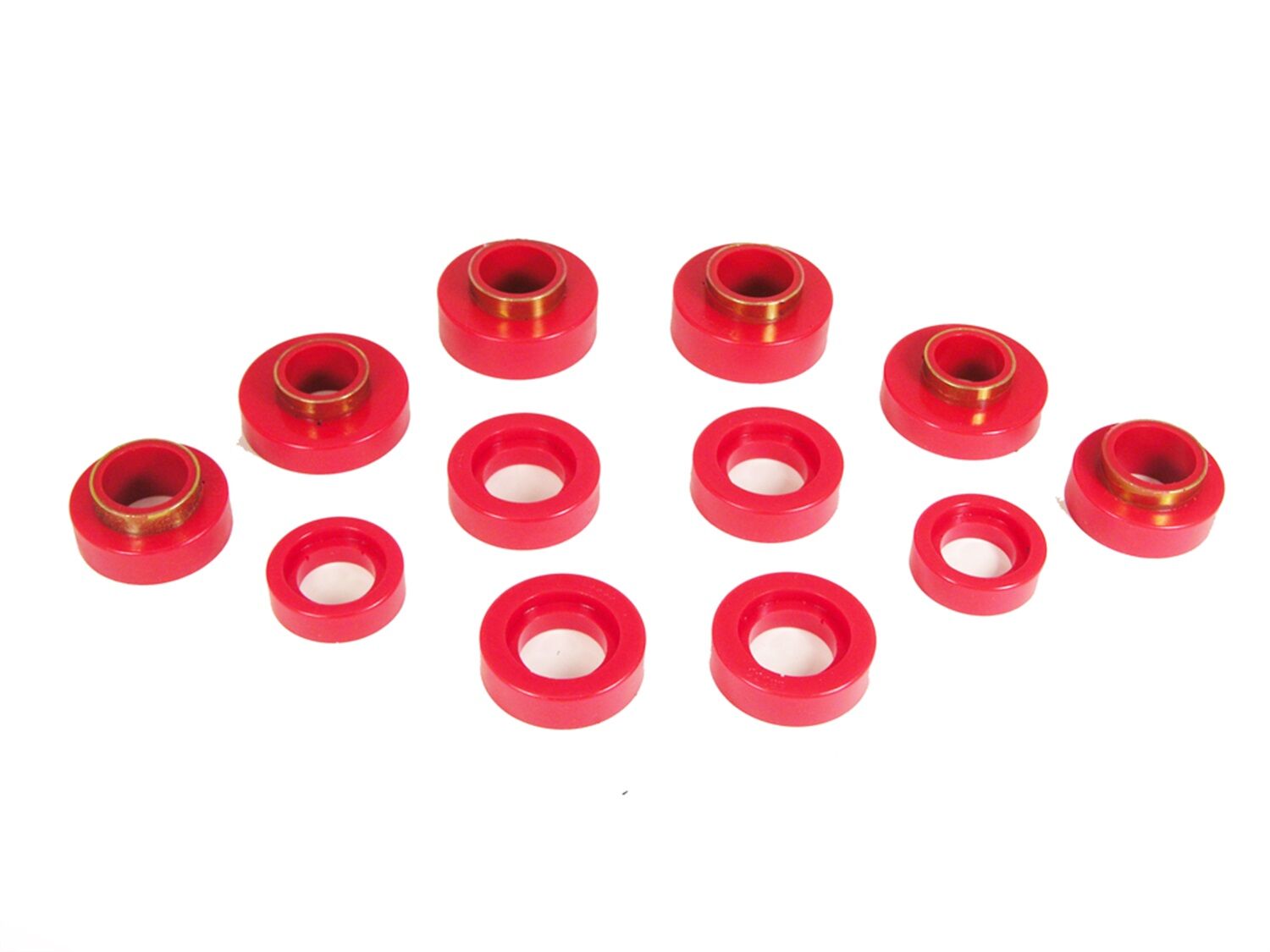 1975-1981 Chevy Camaro Body Mount Kit Red Prothane - 7-119