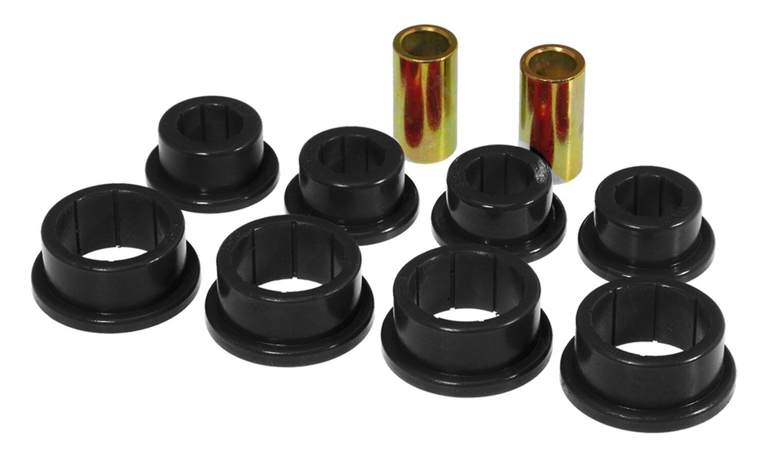 1993 Chevy Corvette 40th Anniv Rear Strut Rod Bushing Kit Black Prothane - 7-1205-BL