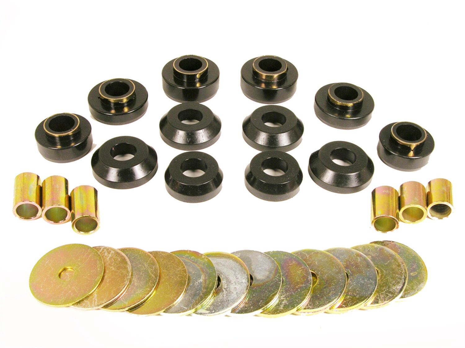 1976-1981 Pontiac Firebird Body Mount Kit Black Prothane - 7-127-BL