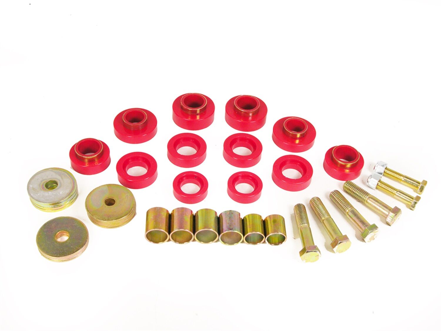 1975 Pontiac Firebird Body Mount Kit Red Prothane - 7-139