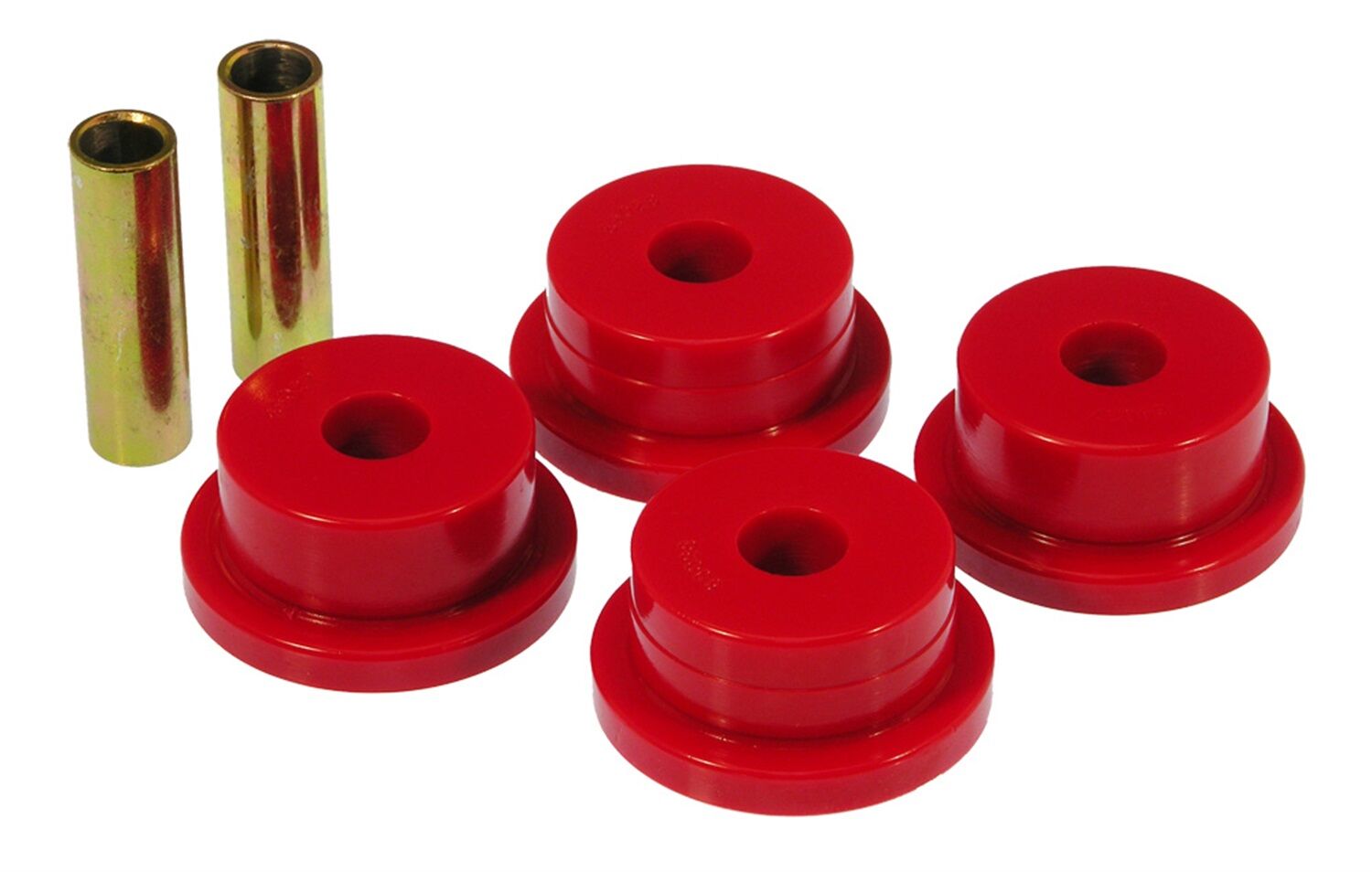 1980-1982 Chevy Corvette Front Differential Carrier Bushing Kit Red Prothane - 7-1607