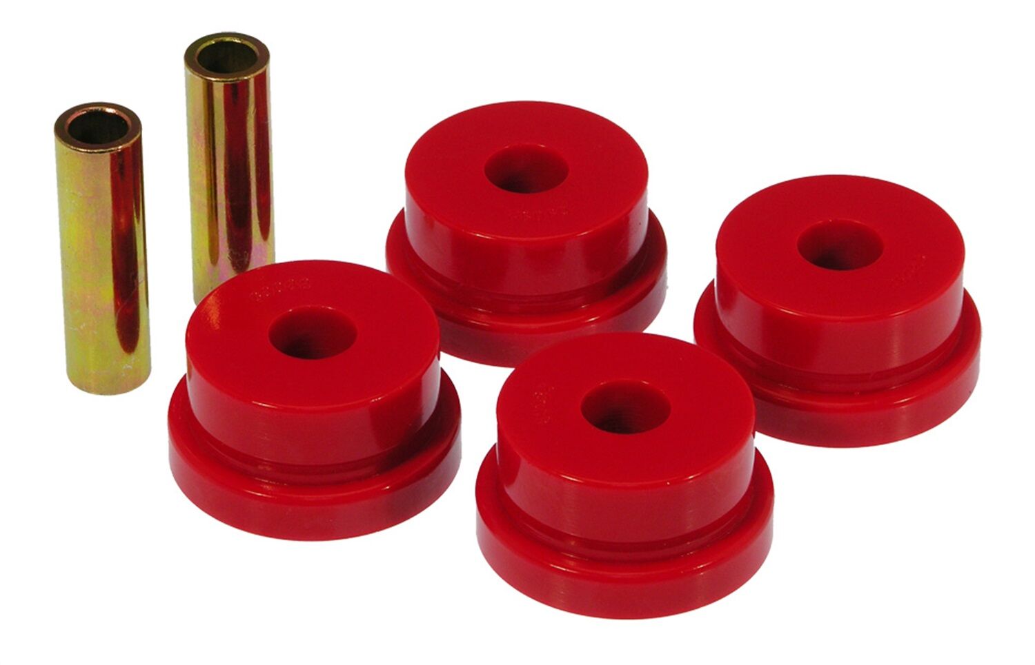 1990-1995 Chevy Corvette Base Front Differential Carrier Bushing Kit Red Prothane - 7-1610