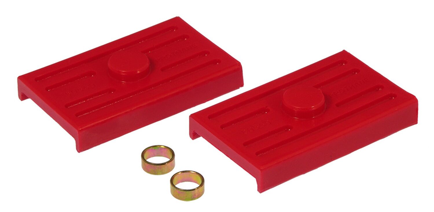 1975-1981 Chevy Camaro Rear Leaf Spring Pad Kit Red Prothane - 7-1702