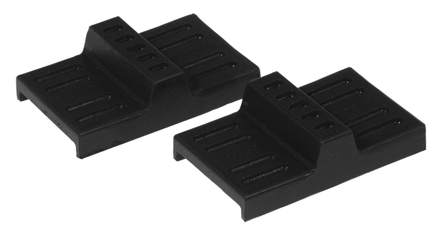 1975 Pontiac Firebird Rear Leaf Spring Pad Kit Black Prothane - 7-1703-BL