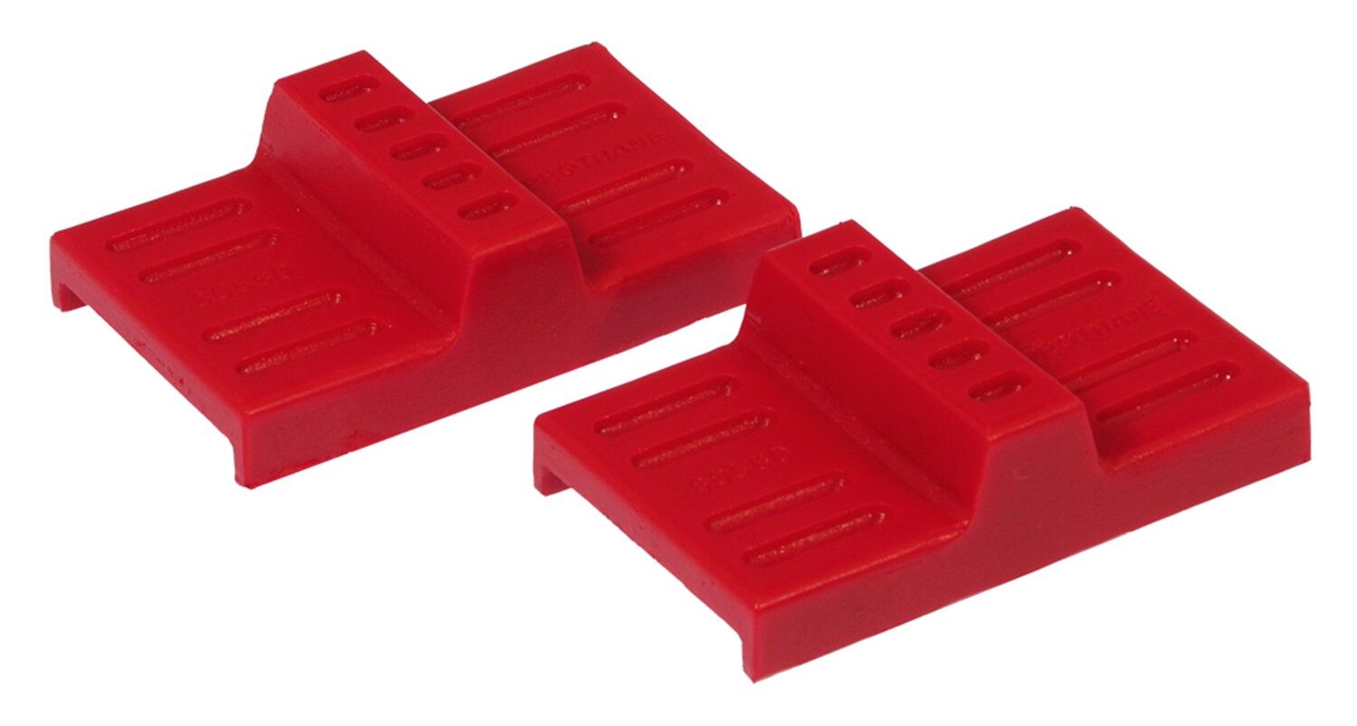 1976-1981 Pontiac Firebird Base/Esprit/Formula Rear Leaf Spring Pad Kit Red Prothane - 7-1703