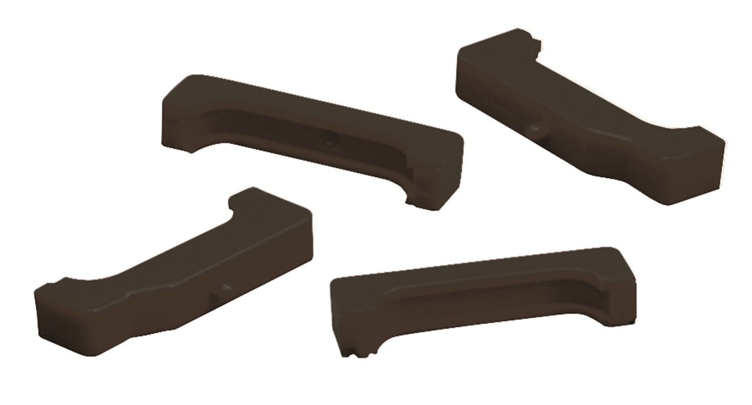 1980-1981 Chevy Camaro V8 4.4L Radiator Isolator Kit Black Prothane - 7-1711-BL