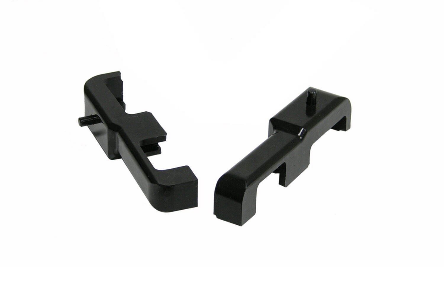 1997-2004 Chevy Corvette Radiator Isolator Kit Black Prothane - 7-1717-BL