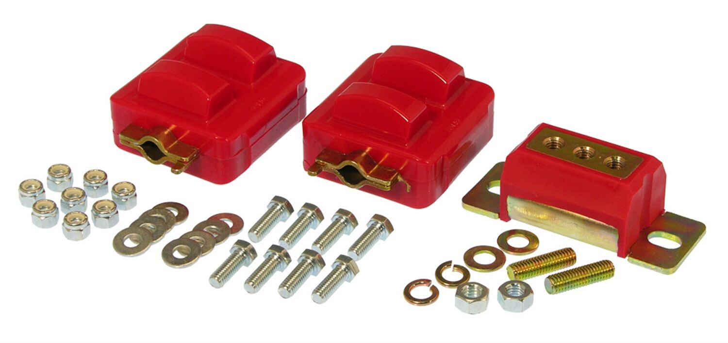 1998-2002 Pontiac Firebird V8 5.7L Formula/Trans Am Motor/Transmission Mount Combo Red Prothane - 7-1908