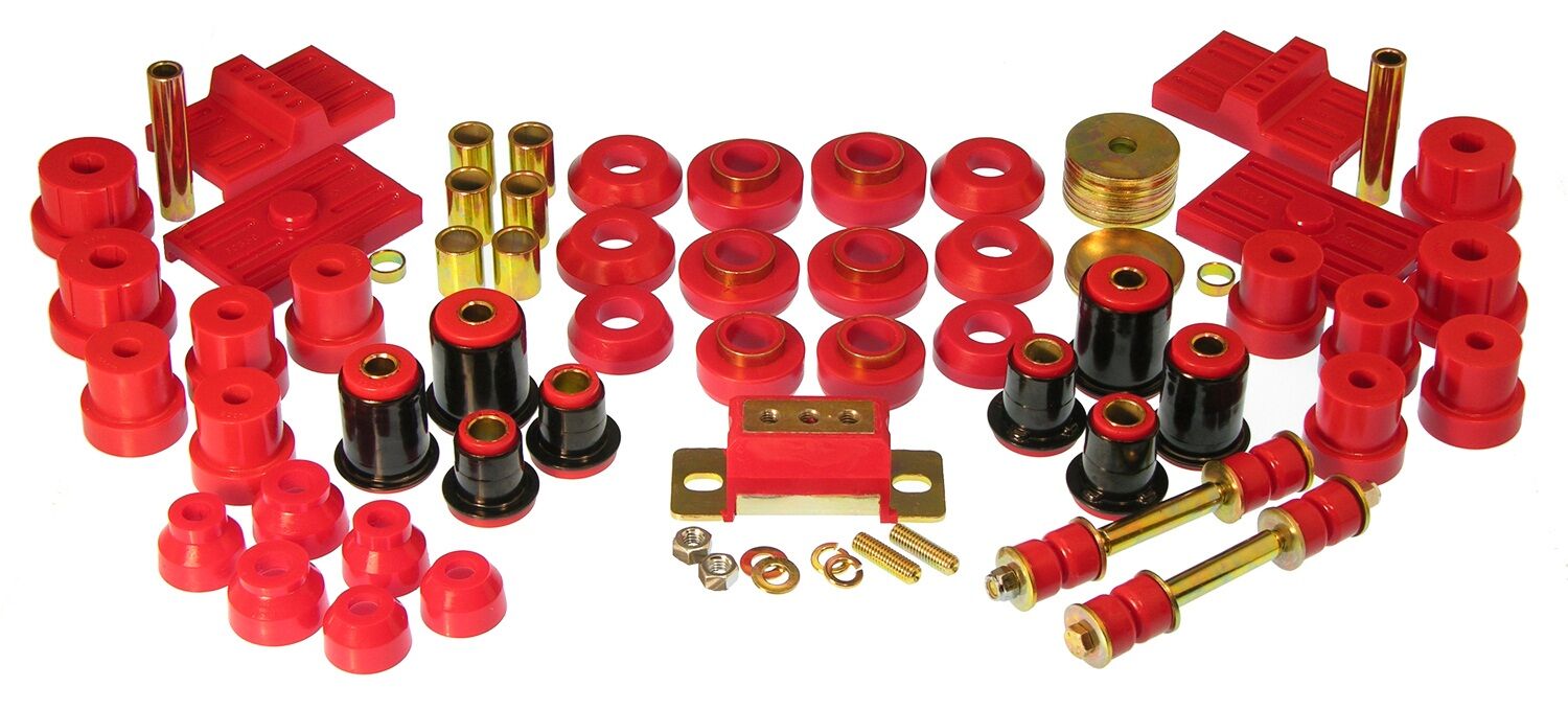 1976-1979 Pontiac Firebird Total Bushing Kit Red Prothane - 7-2006