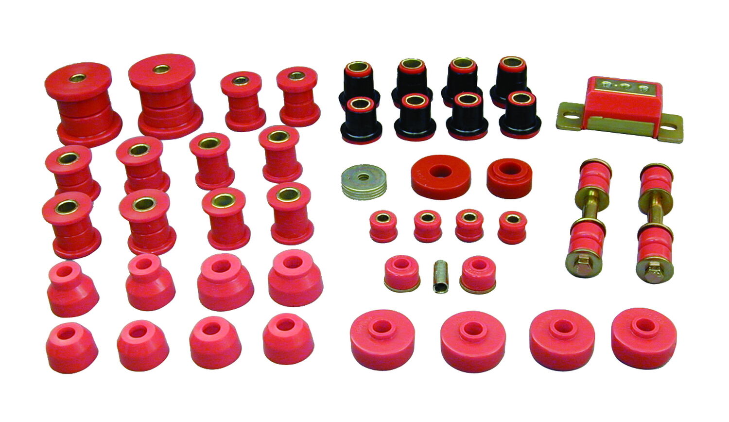 1975-1982 Chevy Corvette Total Bushing Kit Red Prothane - 7-2012