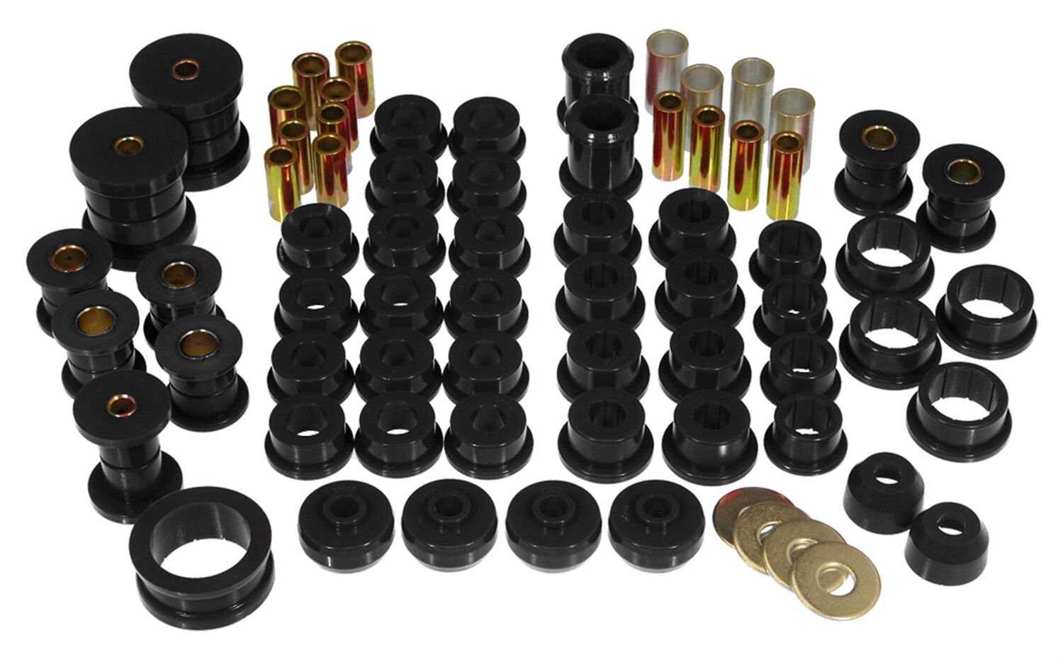 1990-1995 Chevy Corvette Base Total Bushing Kit Black Prothane - 7-2013-BL