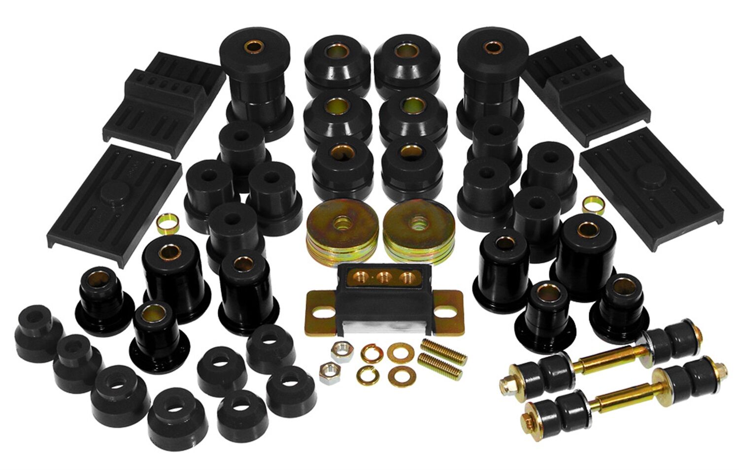 1980-1981 Pontiac Firebird Total Bushing Kit Black Prothane - 7-2031-BL
