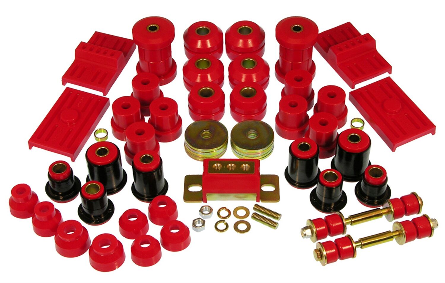 1980-1981 Pontiac Firebird Total Bushing Kit Red Prothane - 7-2031