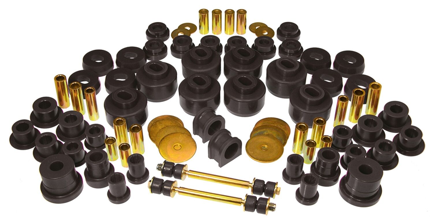 2007-2009 Chevy Silverado 1500 4WD Total Bushing Kit Black Prothane - 7-2047-BL