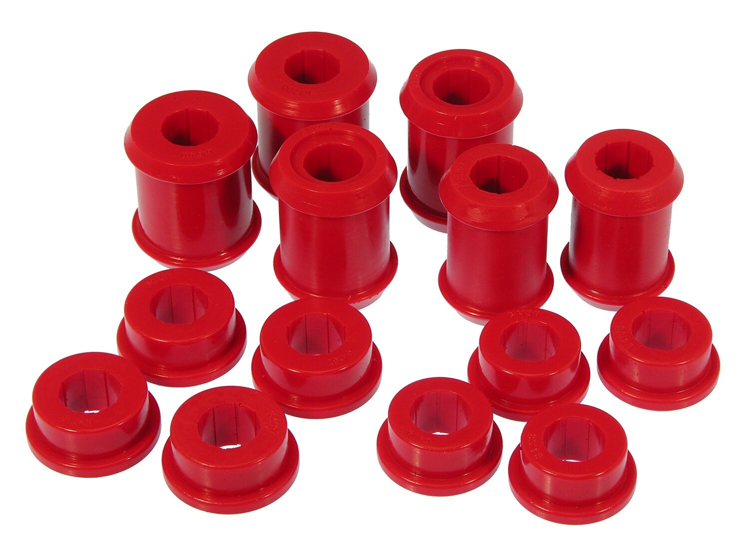 1997-2000 Chevy Corvette Rear Control Arm Bushing Kit Red Prothane - 7-316