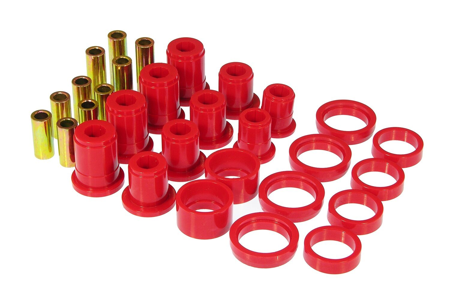 2000-2006 GMC Yukon XL 2500 Rear Control Arm Bushing Kit Red Prothane - 7-318