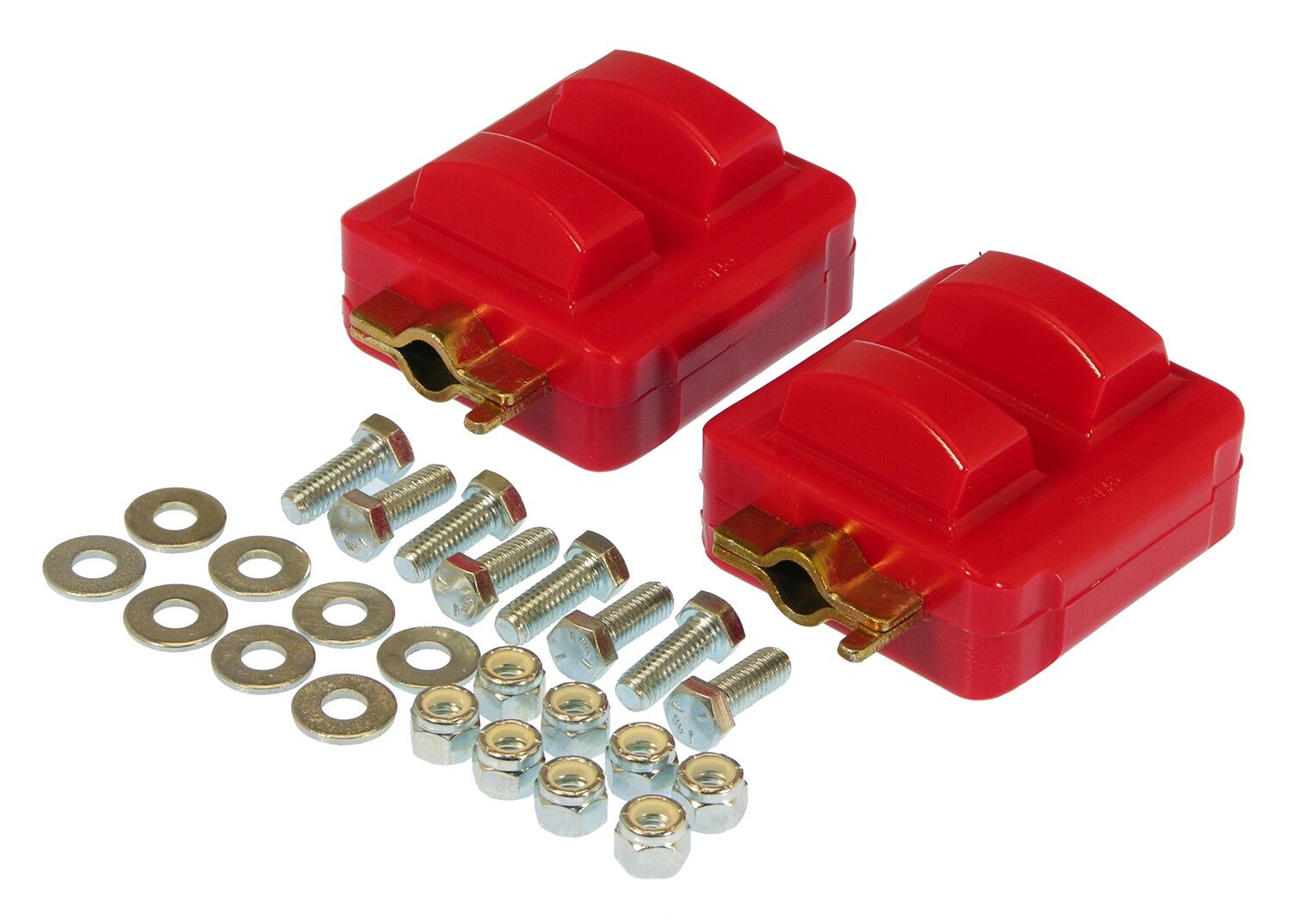 1998-2002 Chevy Camaro V8 5.7L Z28/Z28 SS Motor Mount Kit Red Prothane - 7-512