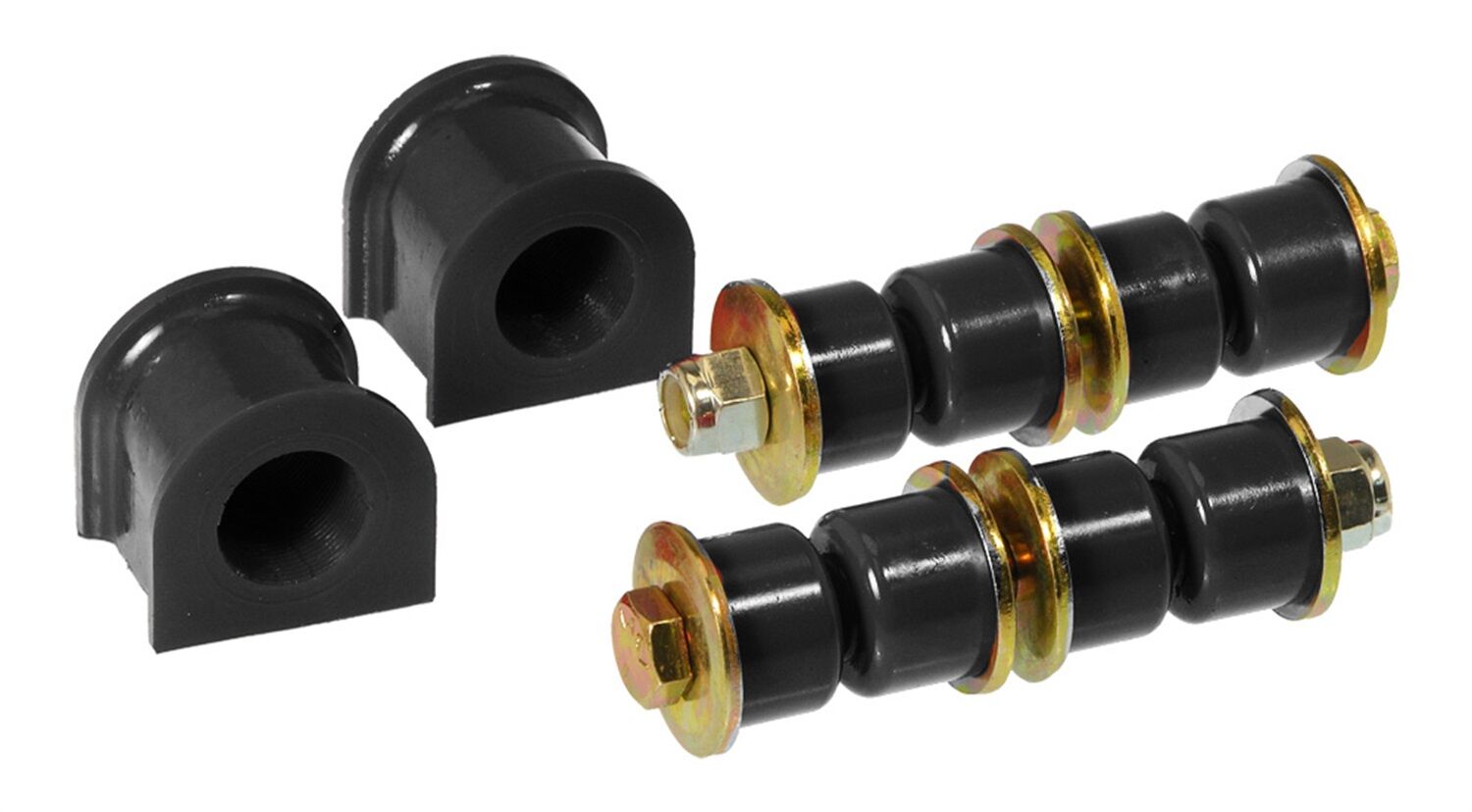1992-1995 Honda Civic Front Sway Bar Bushing Kit Black Prothane - 8-1101-BL