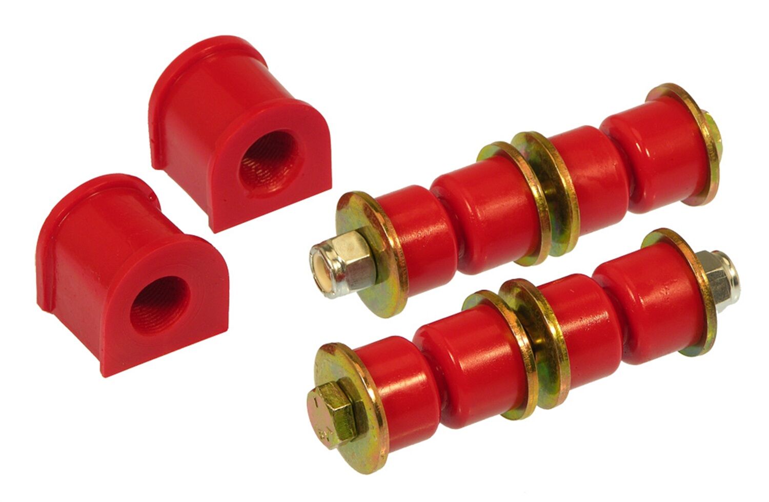 1988-1991 Honda Civic Base/DX/LX Front Sway Bar Bushing Kit Red Prothane - 8-1105