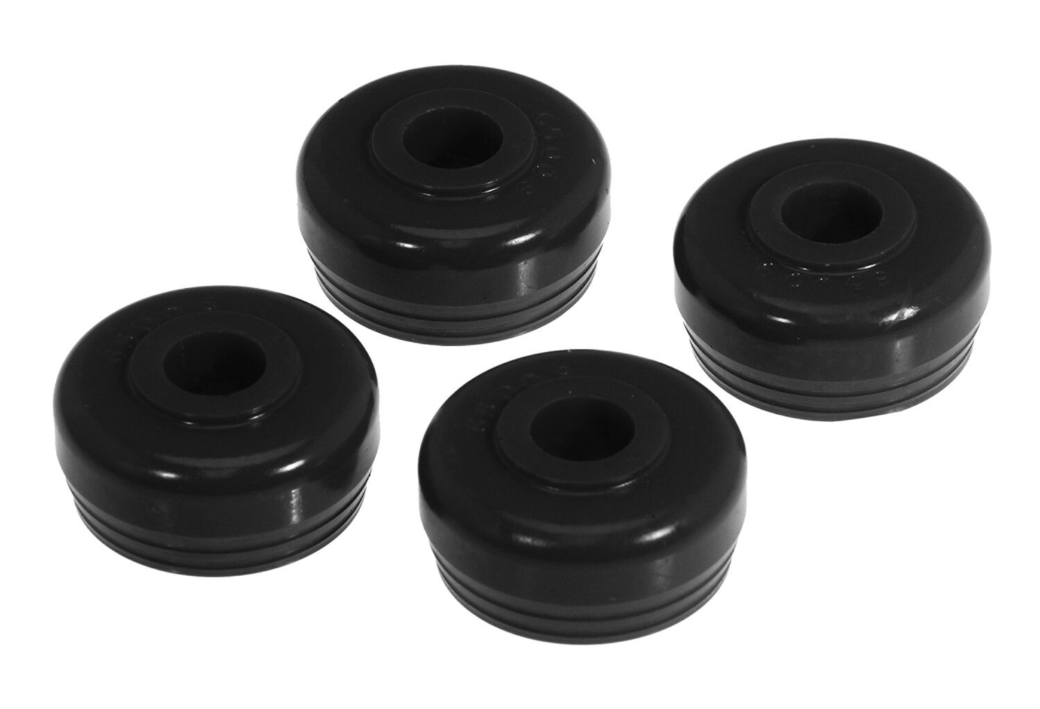 1988-1991 Honda Civic Base/DX/LX Front Strut Rod Bushing Kit Black Prothane - 8-1201-BL