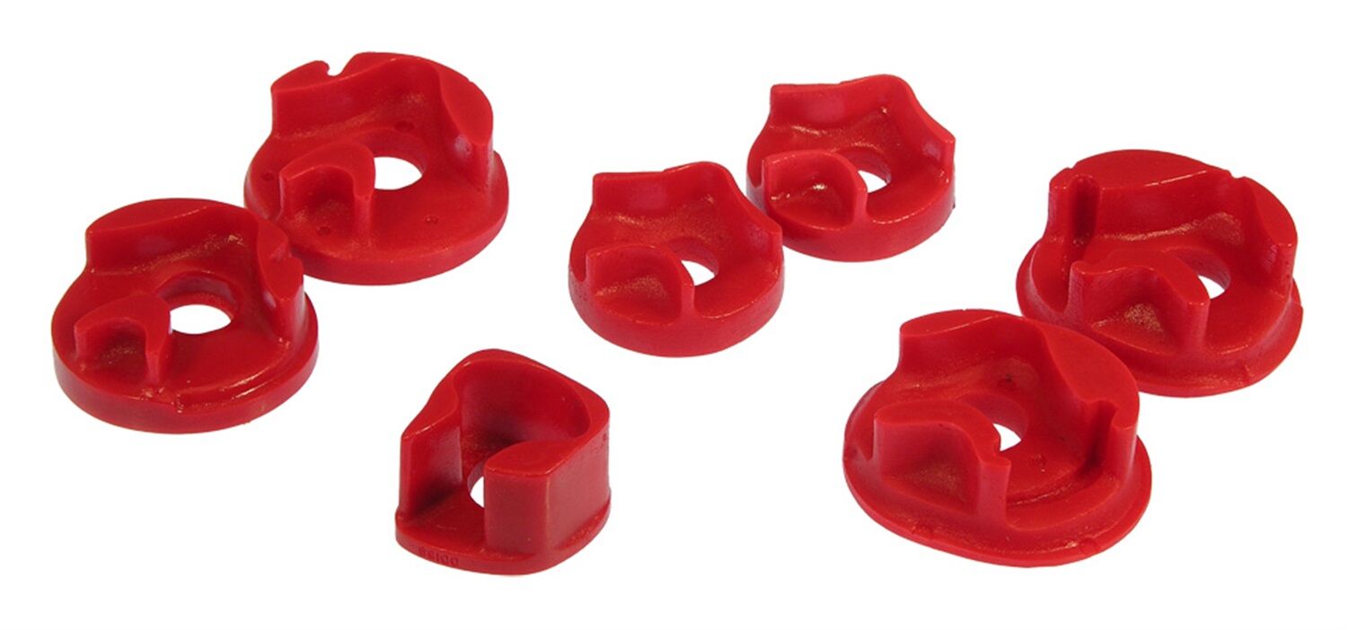 1990-1991 Honda Civic 1.5L Base Motor Mount Insert Kit Red Prothane - 8-1903