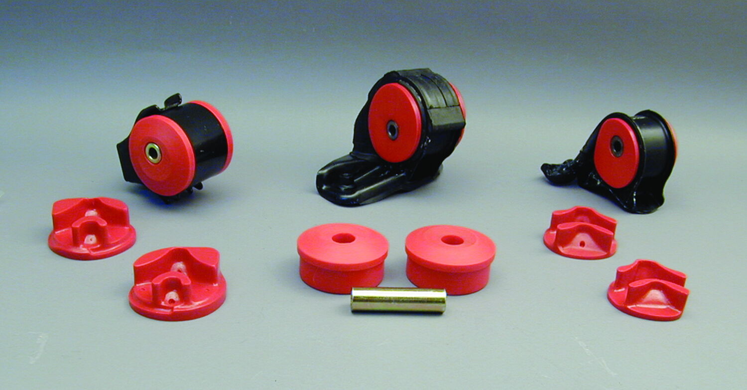 1992-1993 Acura Integra 1.8L GS/LS/RS Motor Mount Insert Kit Red Prothane - 8-1908