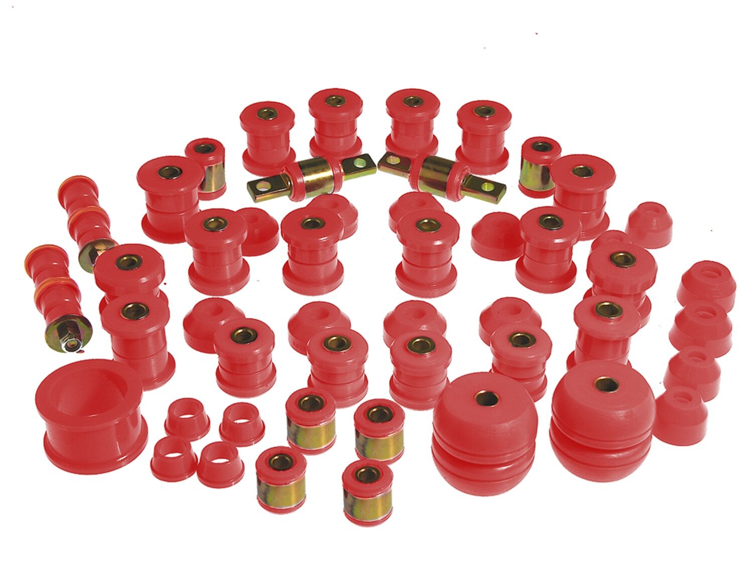 1990-1993 Acura Integra Total Bushing Kit Red Prothane - 8-2004