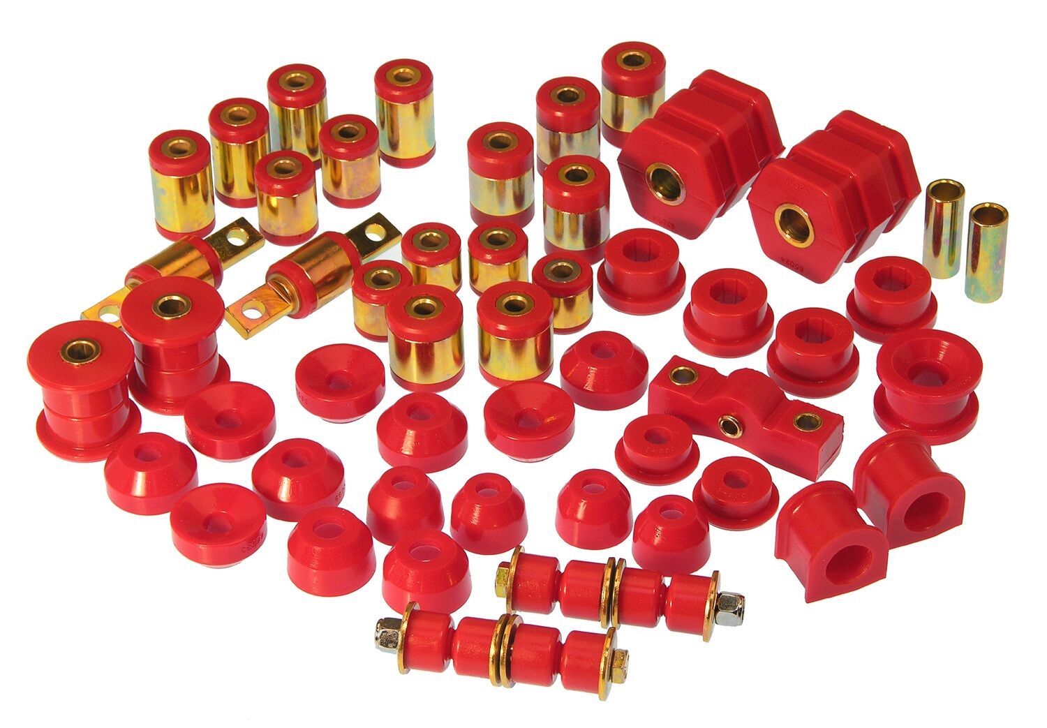 1996-2000 Honda Civic CX/DX/EX/HX/LX Total Bushing Kit Red Prothane - 8-2008