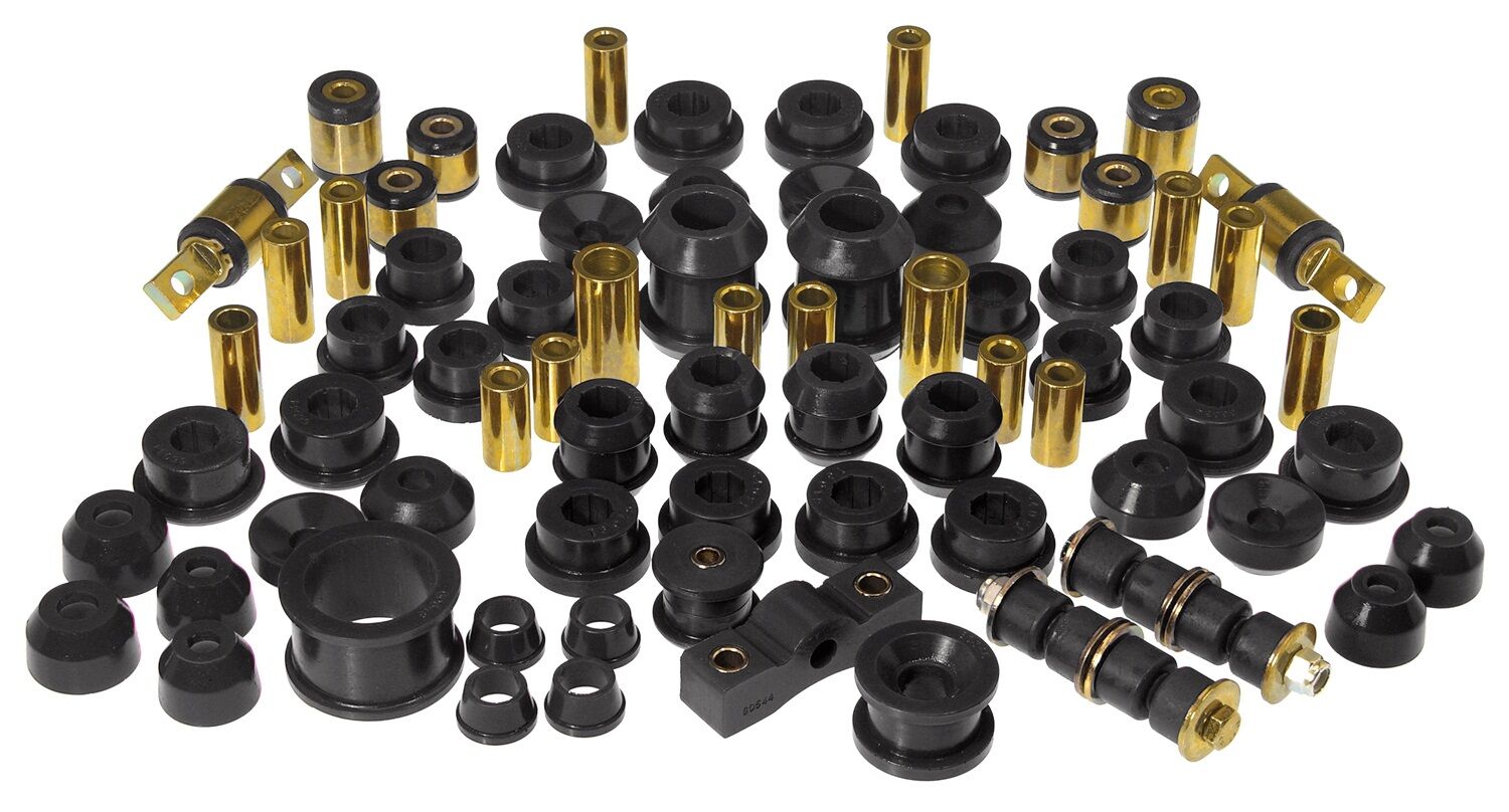 1992-1995 Honda Civic Total Bushing Kit Black Prothane - 8-2010-BL