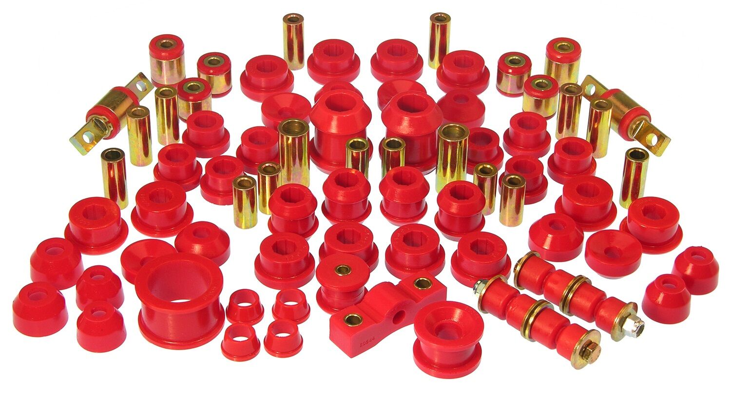 1992-1995 Honda Civic Total Bushing Kit Red Prothane - 8-2010