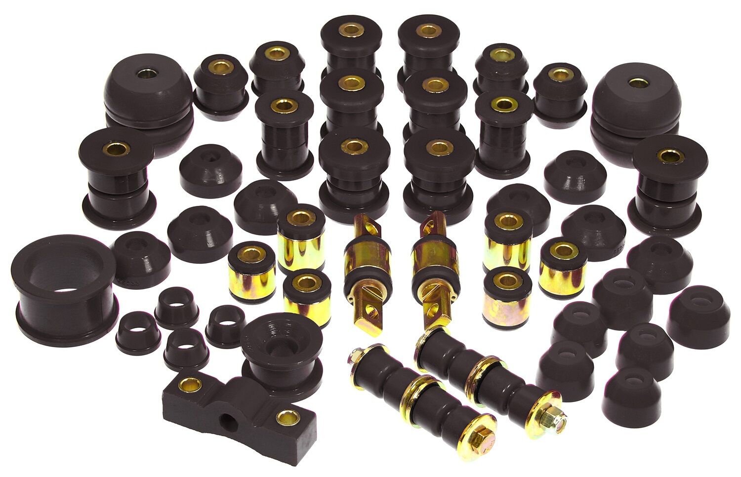 1990-1993 Acura Integra Total Bushing Kit Black Prothane - 8-2011-BL