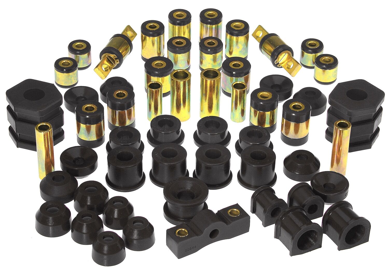 1999-2000 Honda Civic Si Total Bushing Kit Black Prothane - 8-2015-BL
