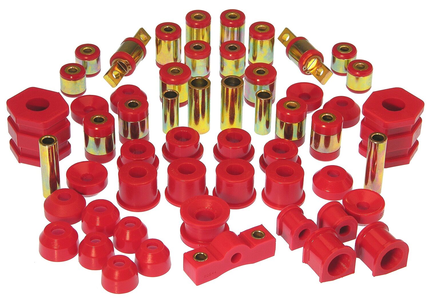 1999-2000 Honda Civic Si Total Bushing Kit Red Prothane - 8-2015