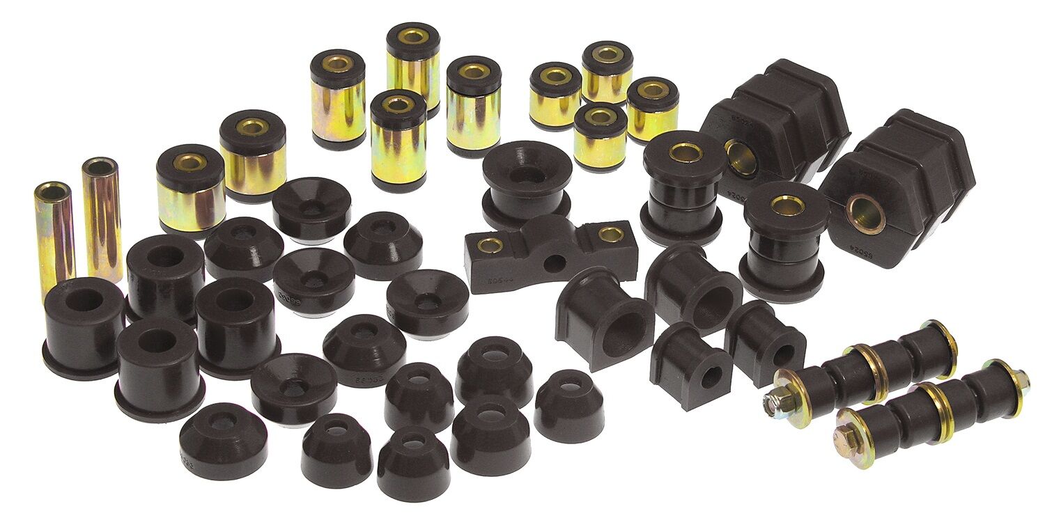 1999-2000 Honda Civic Si Total Bushing Kit Black Prothane - 8-2016-BL