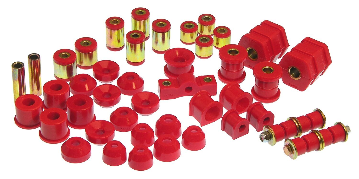 1999-2000 Honda Civic Si Total Bushing Kit Red Prothane - 8-2016