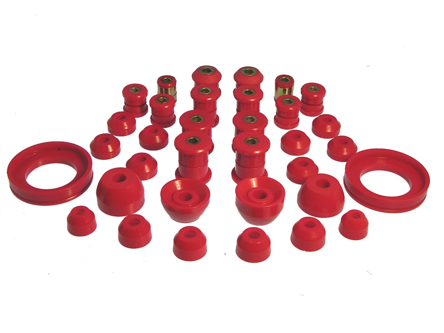 1992-1994 Honda Prelude S/Si Total Bushing Kit Red Prothane - 8-2018