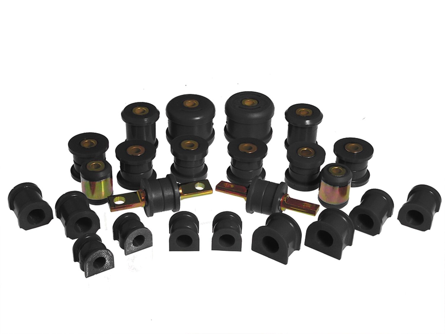 2001 Honda Civic Total Bushing Kit Black Prothane - 8-2019-BL