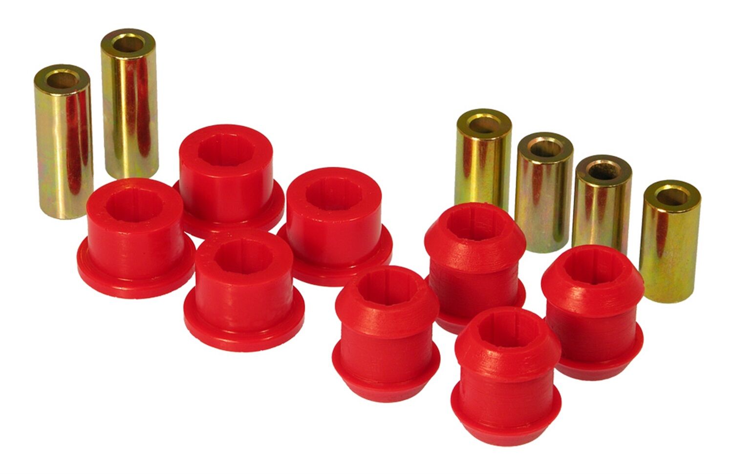 1988-1991 Honda Civic Base/DX/LX Front Control Arm Bushing Kit Red Prothane - 8-202