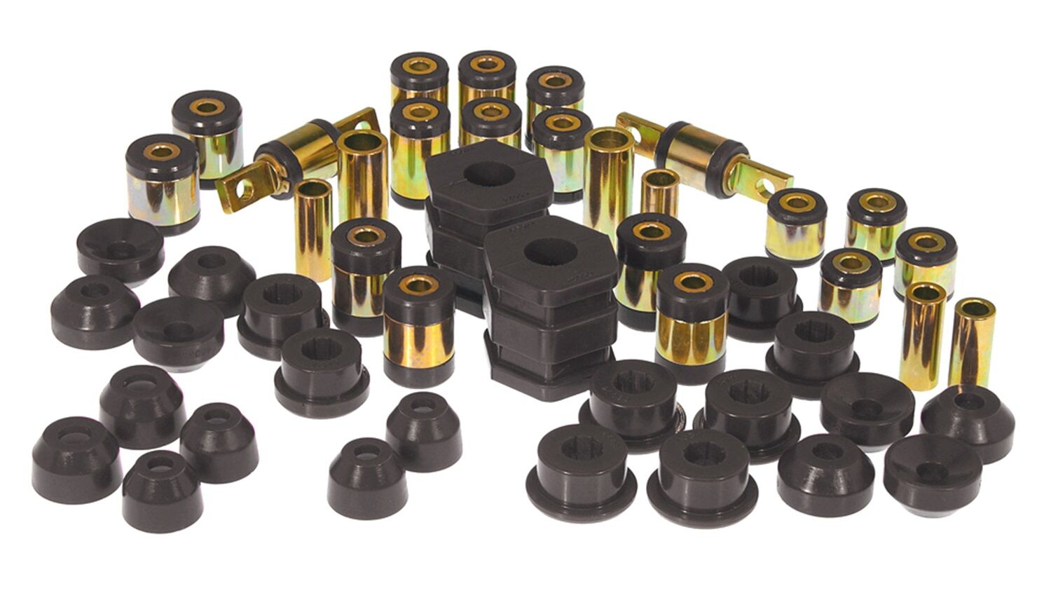 2006-2011 Honda Civic Total Bushing Kit Black Prothane - 8-2020-BL